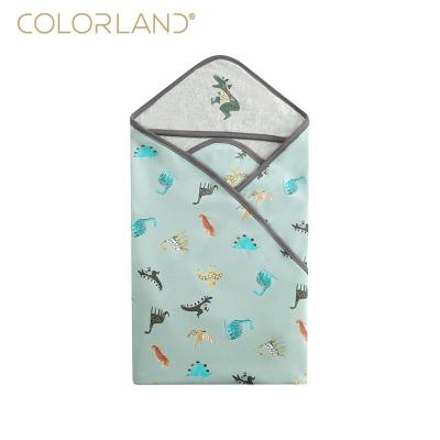 China PORTABLE Ready Running Baby Blanket Wrap Hooded Cotton Baby Blanket for sale