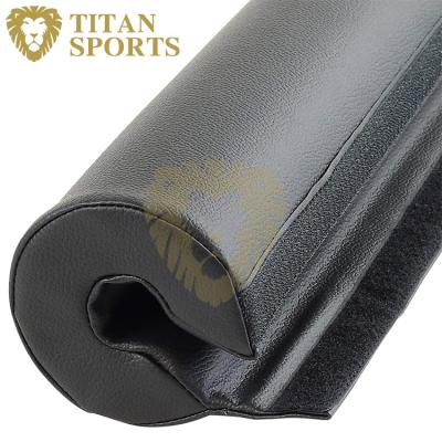 China Durable PU Leather Barbell Bar Wrap Protection For Weightlifting for sale