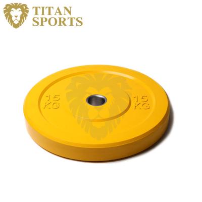 China Rubber+Spring Training Steel Weight Ring Custom Logo Cross Solid Rubber Bumper Plate for sale