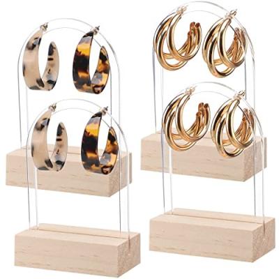 China Modern Earring Display Stand For Sale Acrylic Earring Holder For Girls Clear Earring Storage Box For Display Jewelry for sale