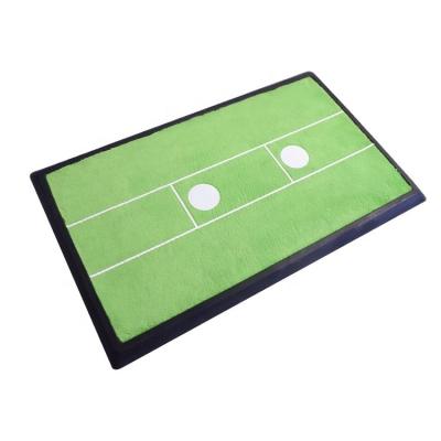 China Velvet Turf & Custom Golf Mat OEM Rubber Low Swing Detection Hitting Mat Golf Training Mat for sale