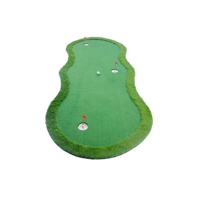 China New Design Customized Artificial Synthetic Turf Mat Carpets Indoor Outdoor Personal Mini Golf Putting Green 1.5mx3m Or Custom Made for sale