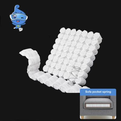 China Hotsale Packing Coil Material Roll Pocket Spring For Sofa Cushion for sale