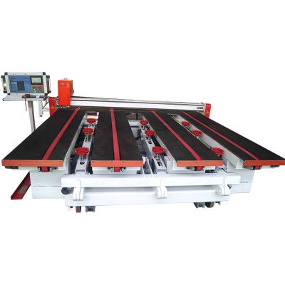 China Premium Quality Full Automatic Car Window Mirror Makeup CNC Machinery Glass Cutter Automatic Glass Processing Machine for sale