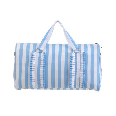 China Large Capacity Fashion Travel Weekender Duffle Outdoor Luggage Bag Tote Bag Ruffle Duffle Handbag for sale