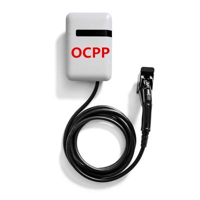 China Cloud OCPP 1.6J Pass EV Charger Station Level 2 EV Electric Vehicle Charging I/O Porcelain for sale