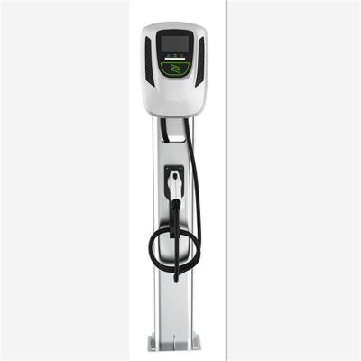 China EV charger station OCPP 32A 7KW coche CE certified electrico OCPP 1.6J supported DC 180kw CCS EV I/O fast charging station for sale