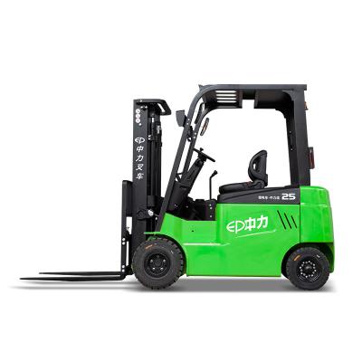 China Factory safe and easy maintenance electric forklift lithium battery 2.5 Ton Electric Counterbalanced Forklift for sale