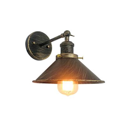 China Wholesale Eco-friendly Retro Wall Light Industrial Style Factory Style Wall Track Light Fancy Wall Mount Metal Lamp for sale