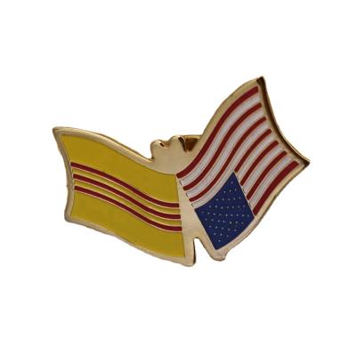 China China Factory Wholesale Canadian Europe Flag Lapel Pins for sale