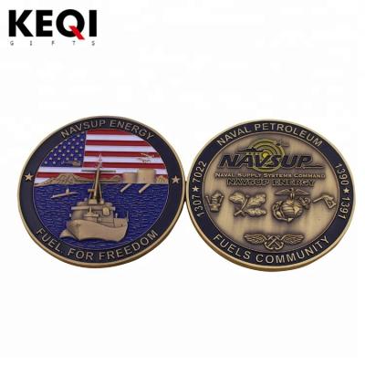 China Cheap Customized America Metal 3D New York Police Department Challenge Coin for sale