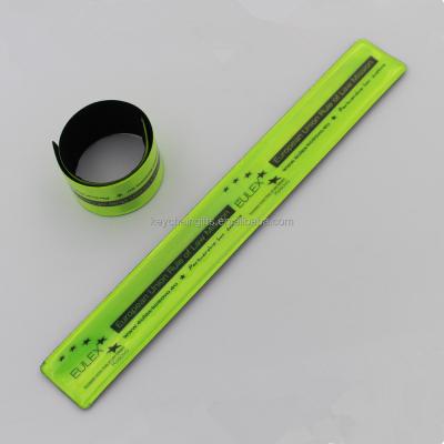 China Europe wholesale reflective PVC slap band, slap bracelet, slap bracelet for sale