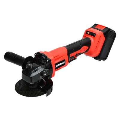 China MINRUI 18V Professional Brushless Cordless Electric Cordless Grinder Machine Set Mini Power Tools Rechargeable Angle Grinder Cutting for sale