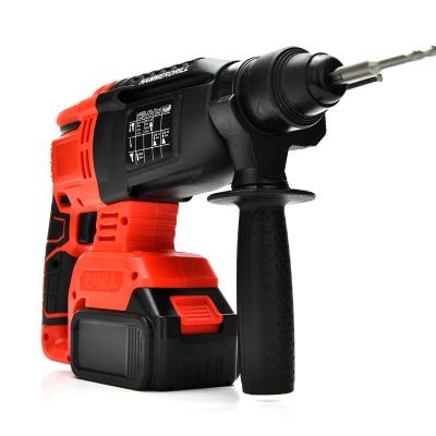 China MINRUI 18V 13mm MR6801 Electric Hammer Rechargeable Battery Charger Machine Tools Machine Brushless Cordless Hammer Drill for sale