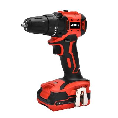 China MINRUI 18V Brushless 10mm Mini Hammer Multi Function Cordless Heavy Duty Combo Set Machine Tool Kit Power Drills MR5806 for sale