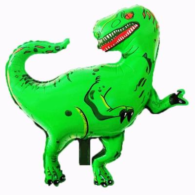 China FL Eco-friendly hot sale boy's birthday party supplies festa decoration green tyrannosaurus dinosaur toys balloons for kids baby for sale