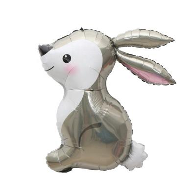 China Eco-friendly happy easter banner balloon delivered helium filled bunny and bunny for pascua de feliz and easter egg for sale