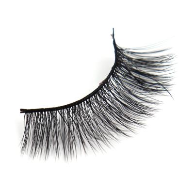 China Fake Cheap Tapered Mink Eyelashes Private Label Lashes Wholesale 3D 15mm for sale