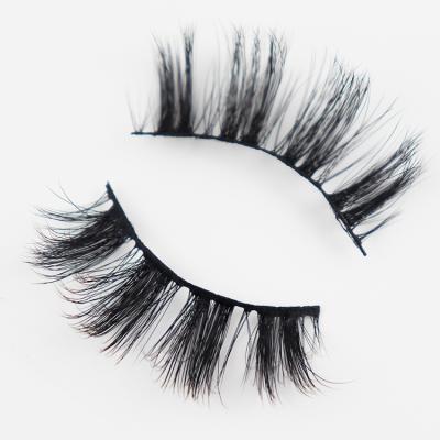 China Custom Pack 15mm Wholesale Crisscross Private Label False Lashes False Mink Eyelashes for sale