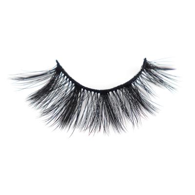 China Wholesale Beauty Crisscross Supply 15mm Mink Box Reusable Fluffy Natural Strands Eyelashes for sale