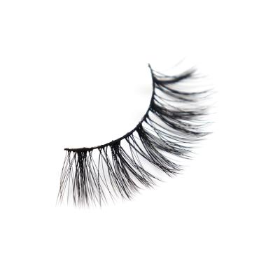 China Wholesale High Quality 18mm Black 3D Cotton Criss Cross Mink Lashes Cases For Eyelashes Strip for sale