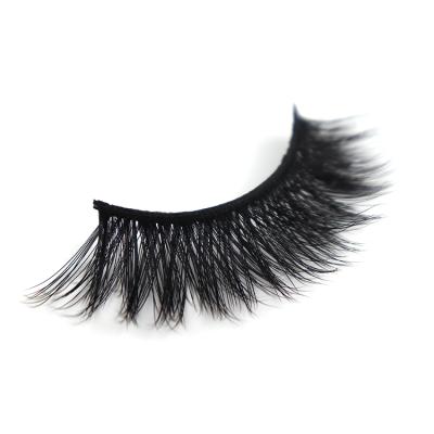 China Faux Products 5D 19mm Super Soft Crisscross Mink Eyelashes Lashes With Packaging Logo And Custom Package for sale