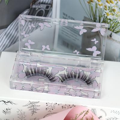 China Wholesale Custom Cute Crisscross Case Private Label Eyelash Box Private Label Eyelash Packaging Packages for sale