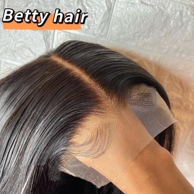 China Bodywave Cuticle Aligned Virgin Hair Bob Wig Straight 13x4 Human Hair Frontal Wigs For Black Women Pre Plucked Transparent 5x5 Closure Brazilian Lace Wigs for sale