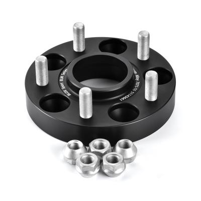 China Aluminum Alloy 6061-T6 or 7075-T6 Forged OEM Black Billet 1 Inch Hubcentric Wheel Spacers 5x4.5 5x114.3 for sale