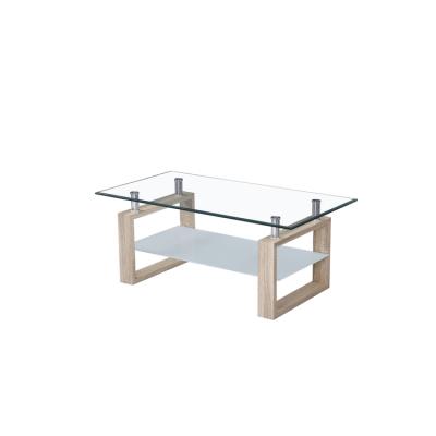 China Cheap wholesale coffee table modern design living room furniture glass coffee table for sale