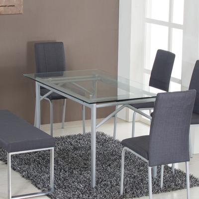 China Practical& cheap cheap glass dining table metal frame promotion got sale table and chairs for sale