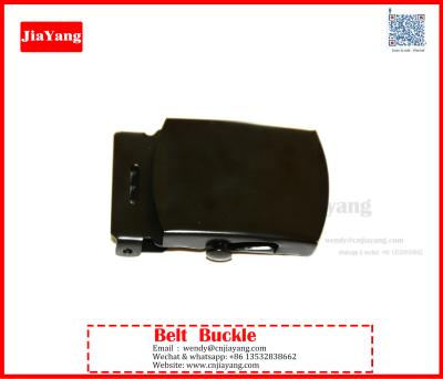 China matt black coated metal clip belt buckle for sale