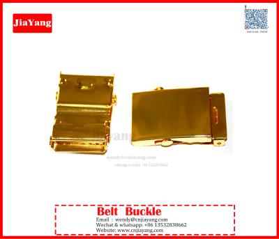 China custom band logo flip top buckle pressing metal belt buckle for sale