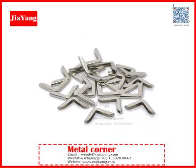 China anti brass metal corner folding tip for menu for sale