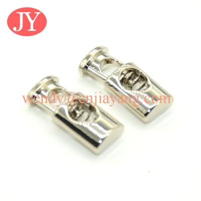 China Jiayang high quality  one holes spring press metal stopper for coat for sale