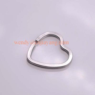 China Vaiour types metal split keyring star shape and heart shape key split rings for sale