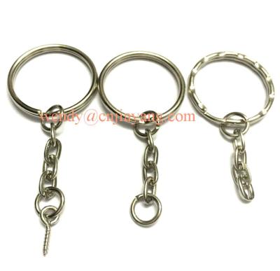 China jiayang custom length and types  silver flower key chain link with screws for sale