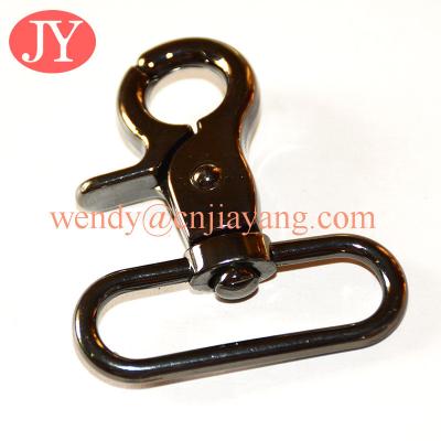 China jiayang metal gun color trigger snap hook for leather handbags for sale