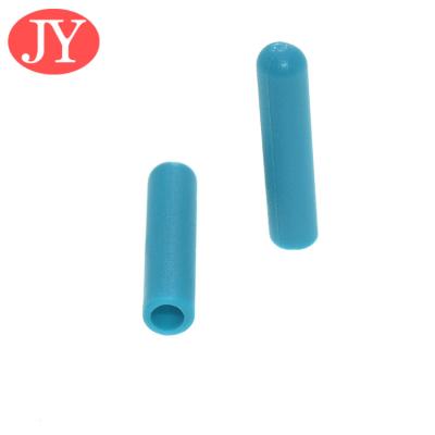 China BBP FREE Jiayanag aglet plastic tipping blue color TPU ABS print colorful plastic tipping end cap plastic end cap for sale