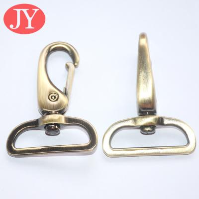 China 38mm brushed snap hooks Lobster Clasps Swivel Trigger Clips Bronze Key Rings for sale