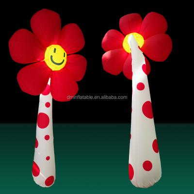 China Outdoor Promotion Decoration Lighting Inflatable Flower Balloon For Advertising for sale