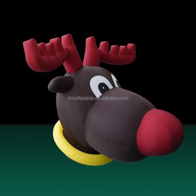 China Oxford Fabric Customized Lovely Brown Elk Inflatable Christmas Deer For Christmas Festival Decoration for sale