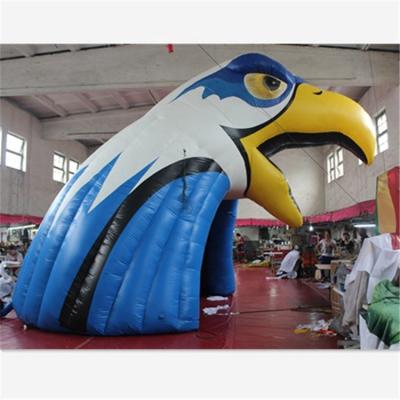 China Inflatable tunnel tent promotion entrance tunnel eagle shape sports mascot inflatable tunnels football blast tunnel for sale