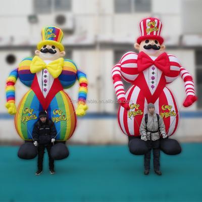 China Promotion Custom Inflatable Event Costume Clown Cartoon Walking Inflatable Puppet For Events Decoration for sale