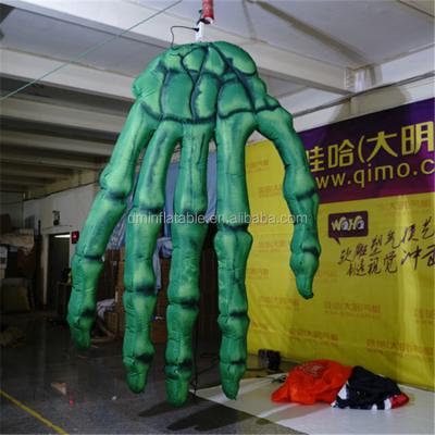 China DAMING Giant Inflatable Hand Customized 3m Inflatable Promotion Skull Hand for Halloween Decoration for sale