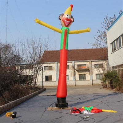 China Promotion Advertising Inflatable Sky Dancer / Desktop Air Dancer Windy Clown Man For Advertising Inflatable for sale