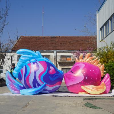 China Promotion DAMING Decoration 1.5x1m Giant Inflatable Ocean Cartoon Giant Inflatable Fish for sale