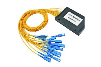 China Customized Lengths 1x2 1x4 1x8 1x16 FTTH PLC Splitter Fiber Optic for sale