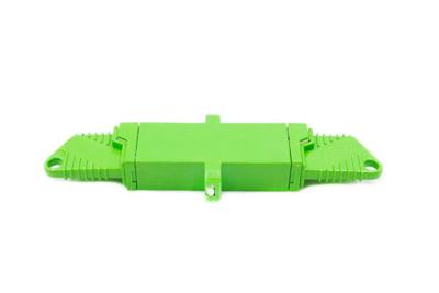 China Adaptador a una cara verde de la fibra del solo modo del adaptador G657A1 G652D G657A2 de E2000 APC en venta