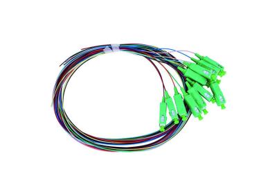 Chine Les couleurs du tresse 12 de mode unitaire de Sc de PVC LSZH RPA empaquettent le tresse optique de fibre à vendre